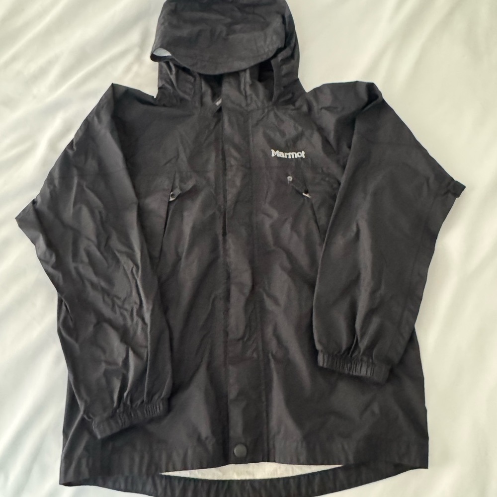 Marmot Black Kids Raincoat